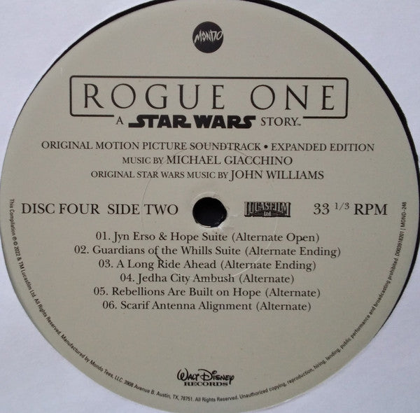 Michael Giacchino - Rogue One: A Star Wars Story (Original Motion Picture Soundtrack Expanded Edition) (4xVINYL BOX) | Near Mint (NM) Near Mint (NM)