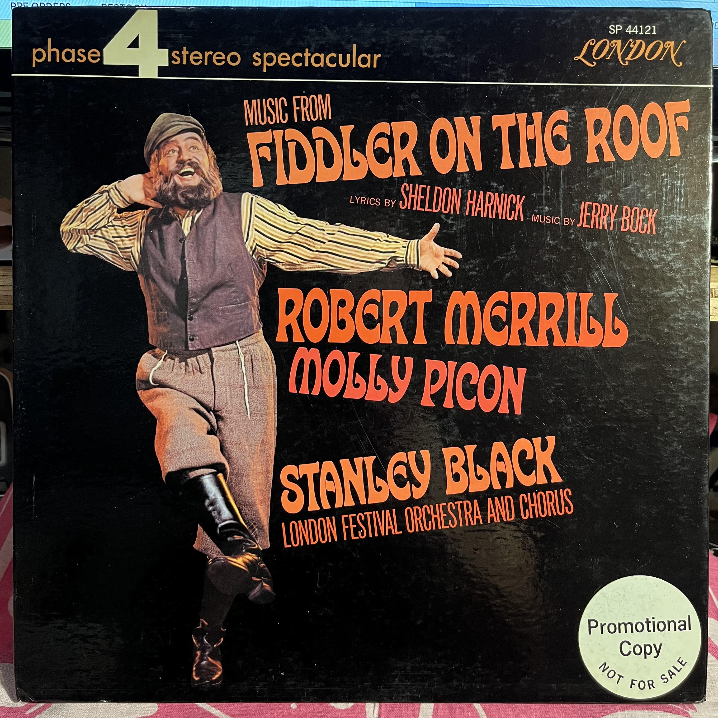 Robert Merrill - Music From Fiddler On The Roof *PROMO* | Near Mint (NM) Near Mint (NM)