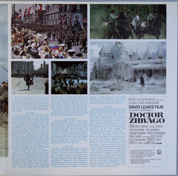 Maurice Jarre - Doctor Zhivago (VINYL) | Near Mint (NM) Excellent+ (EX+)