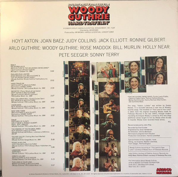 Various - Soundtrack From The Film Woody Guthrie Hard Travelin' | Near Mint (NM) Near Mint (NM)