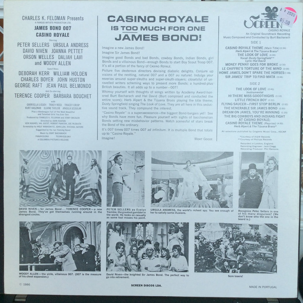 Casino Royale (Original Motion Picture Soundtrack) (VINYL) | Near Mint (NM) Near Mint (NM)