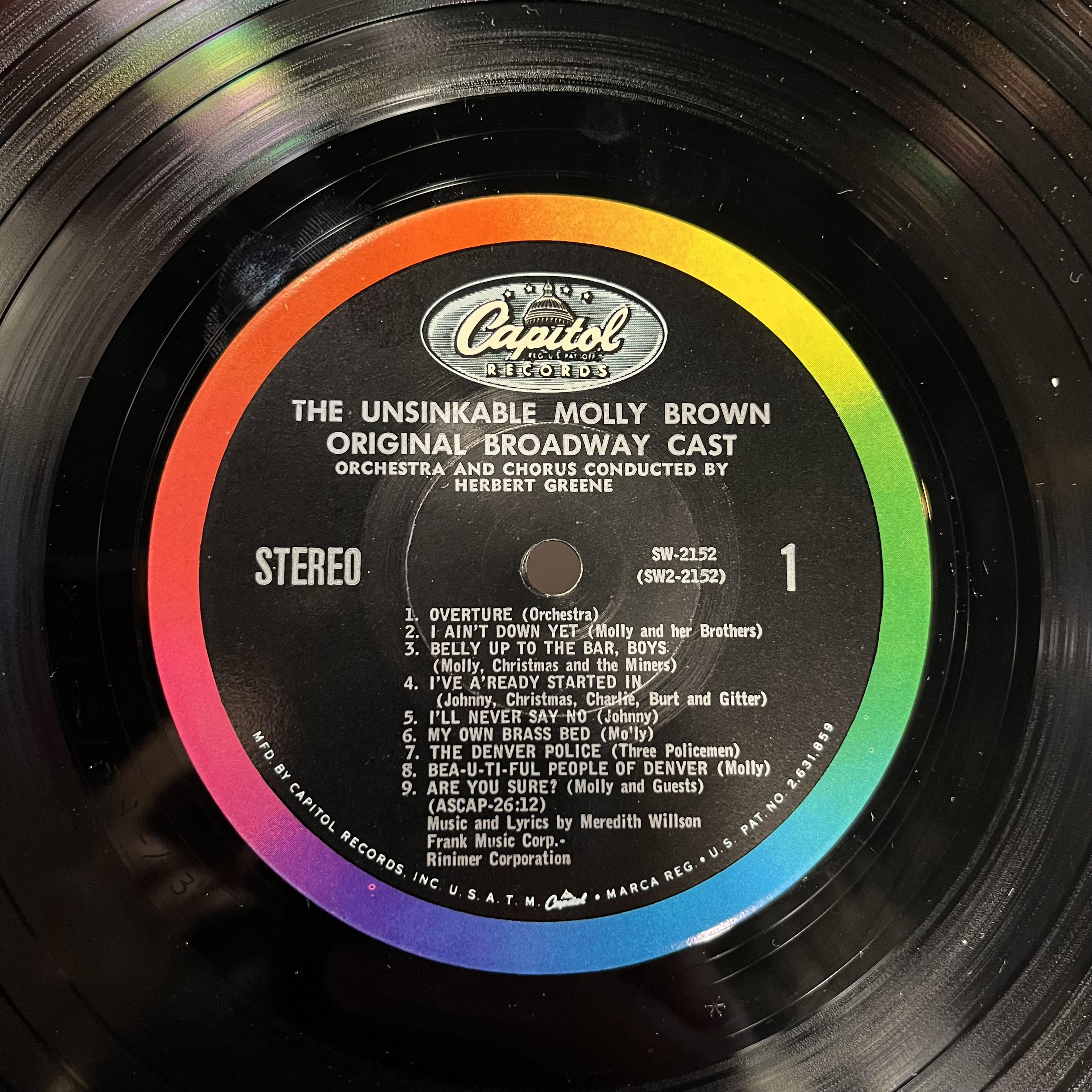 The Unsinkable Molly Brown - Original Broadway Cast *SHRINK* | Near Mint (NM) Near Mint (NM)