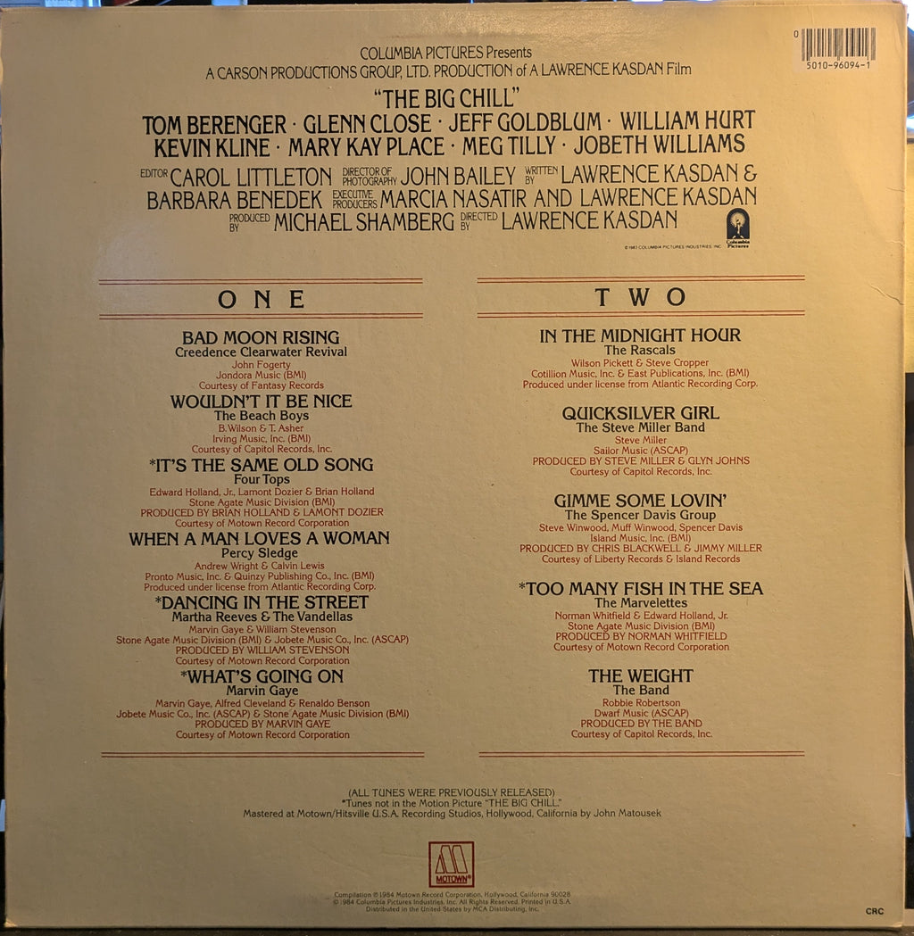 Various - More Songs From The Original Soundtrack Of The Big Chill (VINYL) | Near Mint (NM) Excellent (EX)