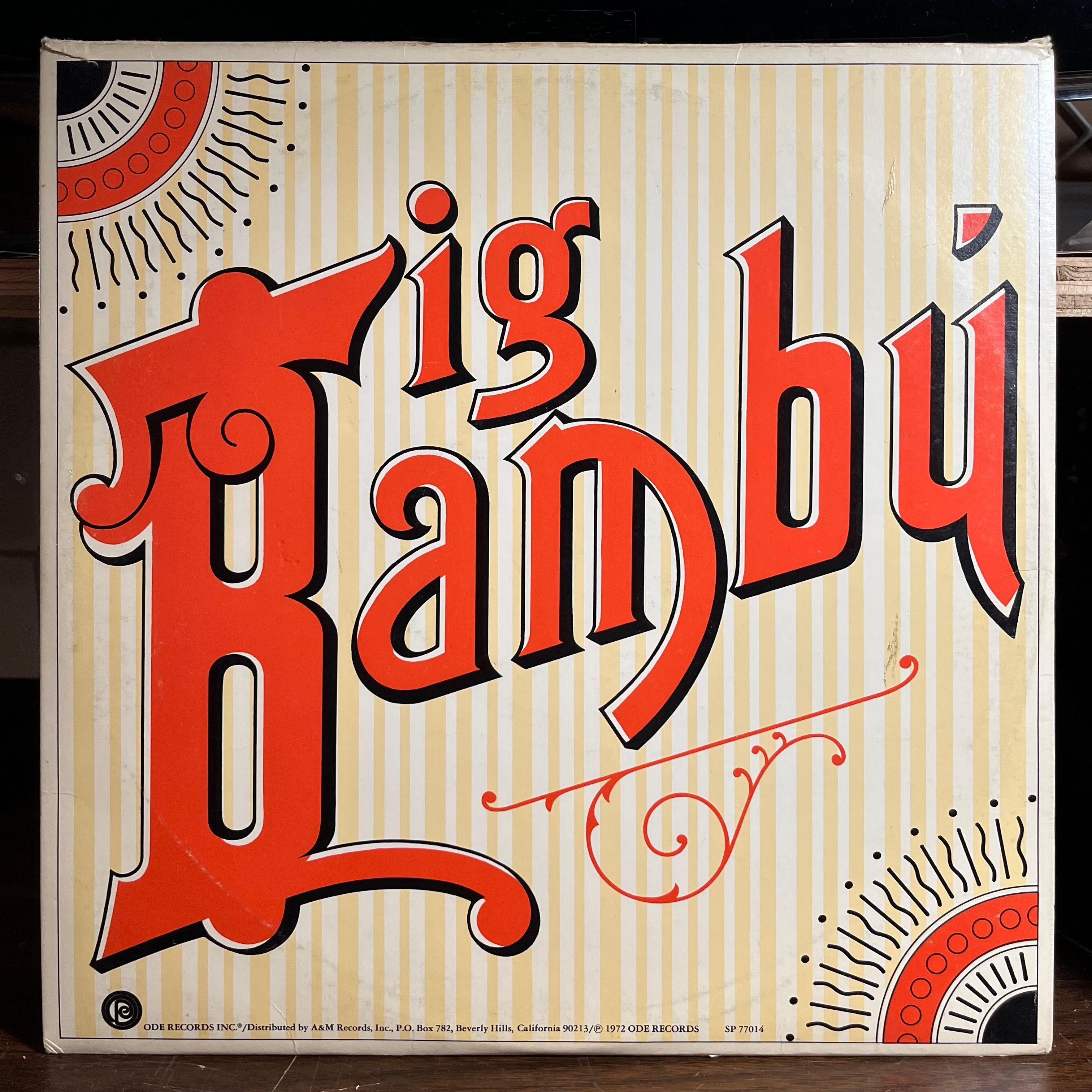 Cheech & Chong - Big Bambú (VINYL) | Very Good Plus (VG+) Excellent (EX)