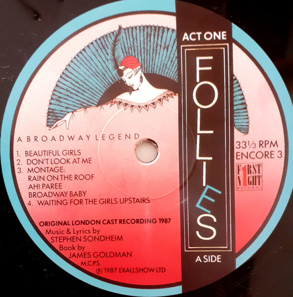 Stephen Sondheim - Follies - A Broadway Legend (Original London Cast, 1987) (2xVINYL) | Very Good Plus (VG+) Excellent (EX)