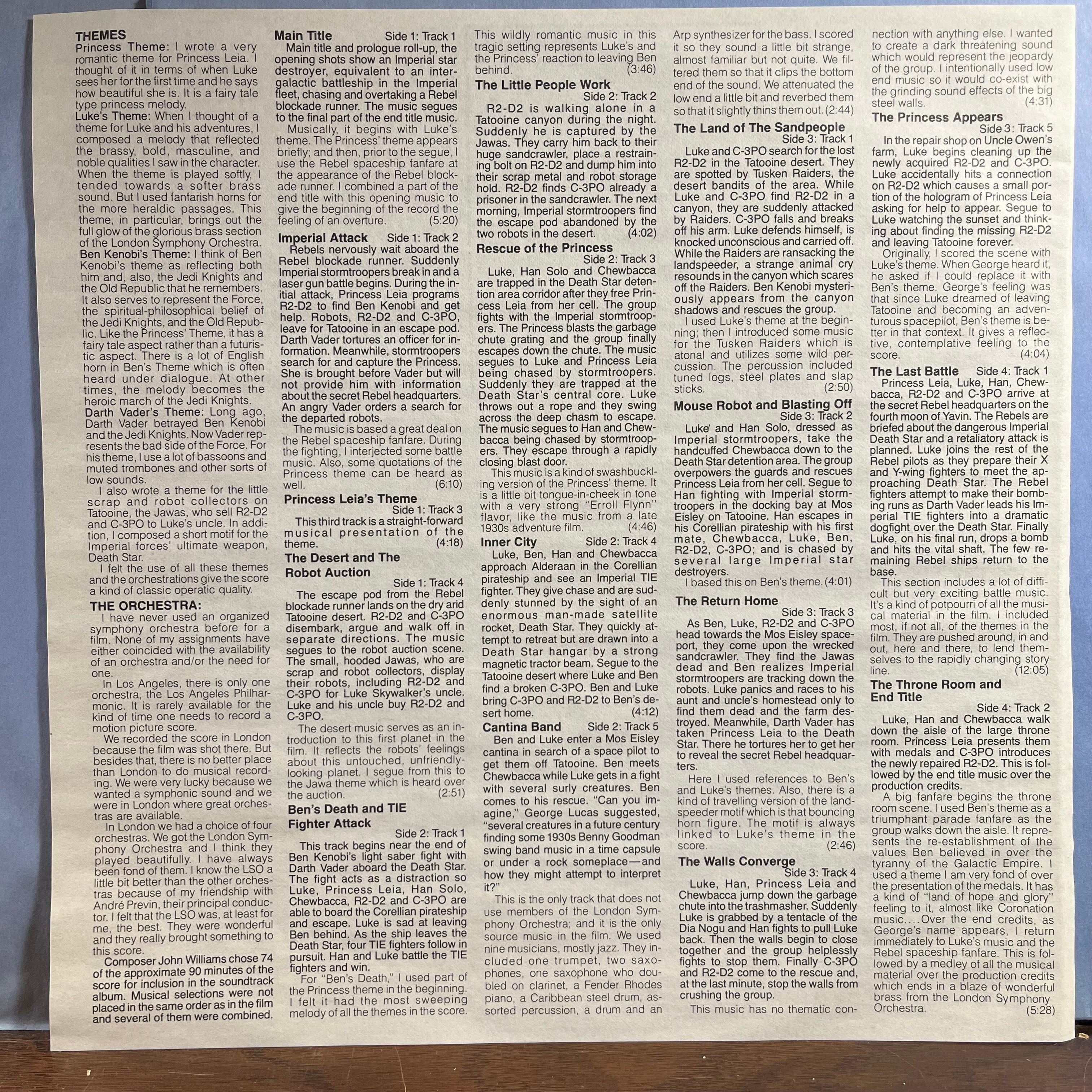John Williams (4) - Star Wars (2xVINYL) | Very Good (VG)