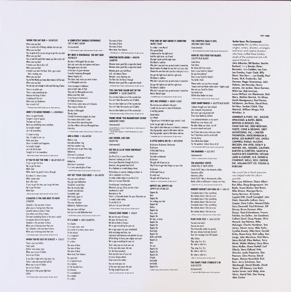 Various - TeeVee Toons: The Commercials (VINYL) | Very Good (VG) Excellent (EX)