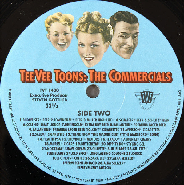Various - TeeVee Toons: The Commercials (VINYL) | Very Good (VG) Excellent (EX)