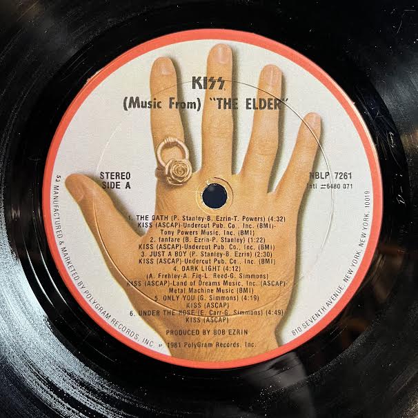 Kiss - (Music From) The Elder (VINYL) | Very Good (VG) Excellent+ (EX+)
