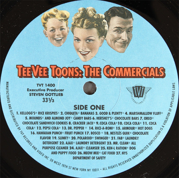 Various - TeeVee Toons: The Commercials (VINYL) | Very Good (VG) Excellent (EX)