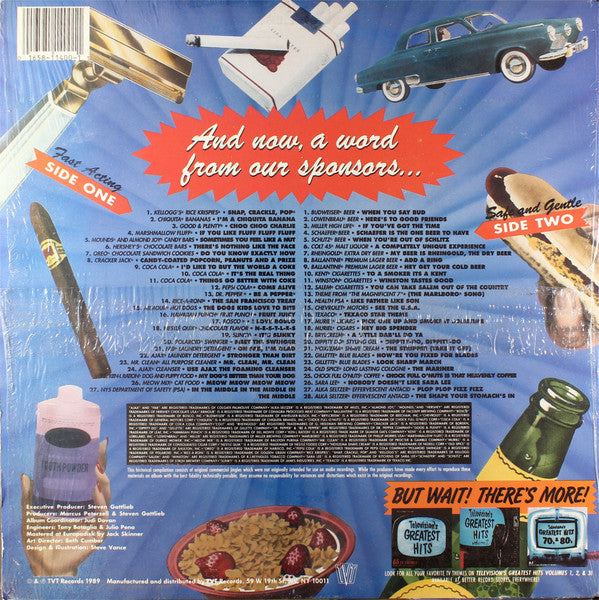 Various - TeeVee Toons: The Commercials (VINYL) | Very Good (VG) Excellent (EX)