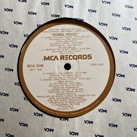 Various - National Lampoon's Animal House (Original Motion Picture Soundtrack) (VINYL) | Near Mint- (NM-)