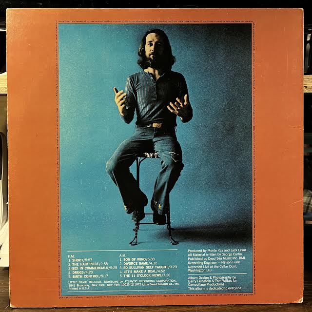 George Carlin - FM & AM (VINYL) | Excellent+ (EX+) Excellent (EX)