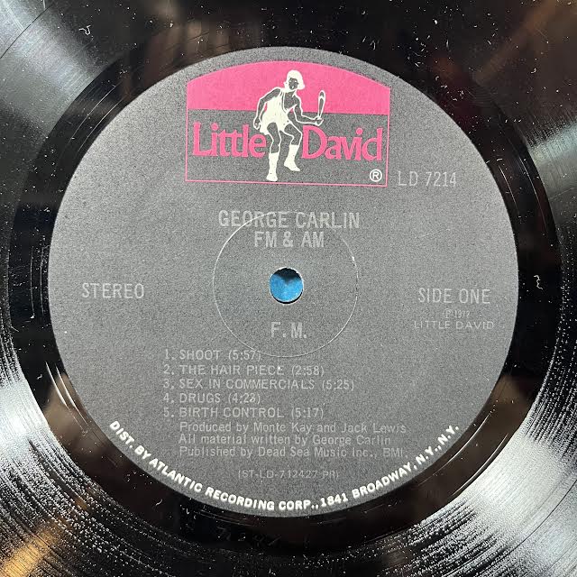 George Carlin - FM & AM (VINYL) | Excellent+ (EX+) Excellent (EX)