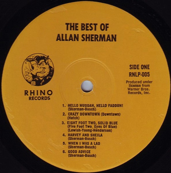 Allan Sherman - The Best Of Allan Sherman (VINYL) | Near Mint (NM) Near Mint (NM)
