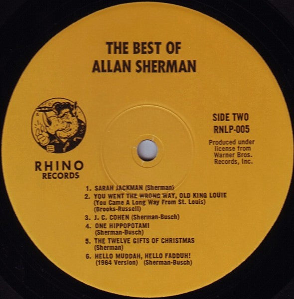 Allan Sherman - The Best Of Allan Sherman (VINYL) | Near Mint (NM) Near Mint (NM)
