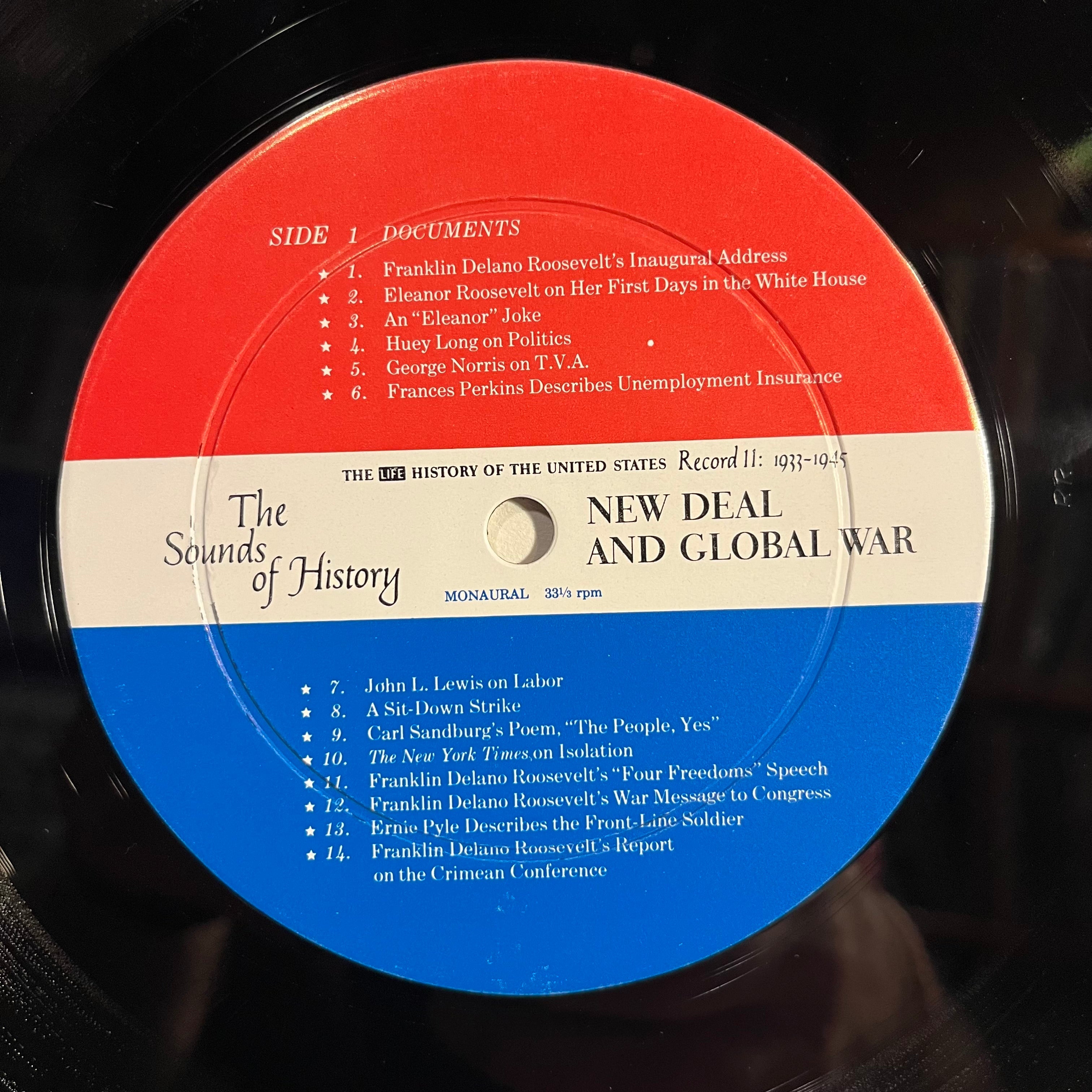 Various - The Sounds Of History Record 11: 1933-1945 / New Deal And Global War | Near Mint (NM) Excellent (EX)