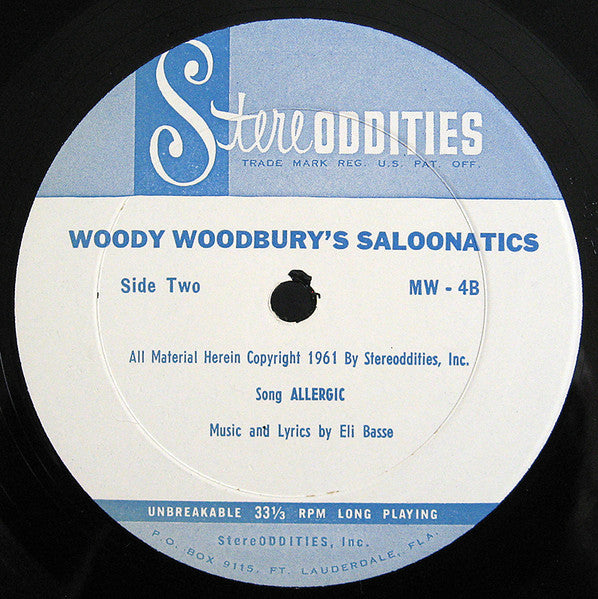 Woody Woodbury - Woody Woodbury's Saloonatics *SHRINK* | Very Good Plus (VG+) Near Mint (NM)