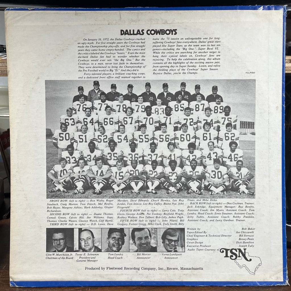 The Dallas Cowboys - Superstars (LP) | Very Good Plus (VG+) Very Good (VG)