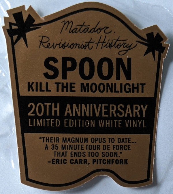 Spoon - Kill The Moonlight (WHITE VINYL) | Mint (M) Mint (M)