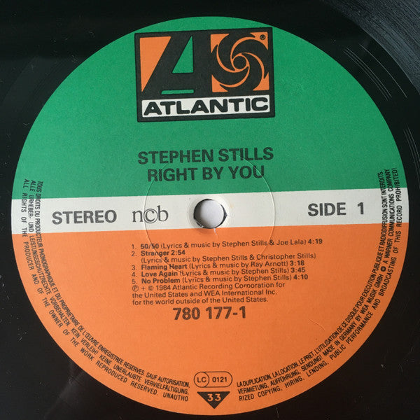 Stephen Stills - Right By You | Near Mint (NM) Near Mint (NM)