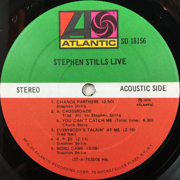 Stephen Stills - Stephen Stills Live | Near Mint (NM) Near Mint (NM)