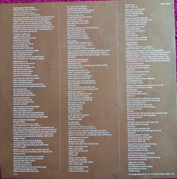 Stephen Stills - Stills | Very Good Plus (VG+) Very Good Plus (VG+)