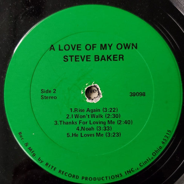 A Love Of My Own | Very Good Plus (VG+) Near Mint (NM)