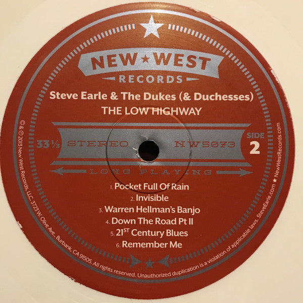 Steve Earle & The Dukes (And Duchesses) - The Low Highway | Mint (M) Mint (M)