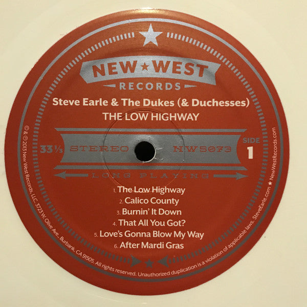 Steve Earle & The Dukes (And Duchesses) - The Low Highway | Mint (M) Mint (M)
