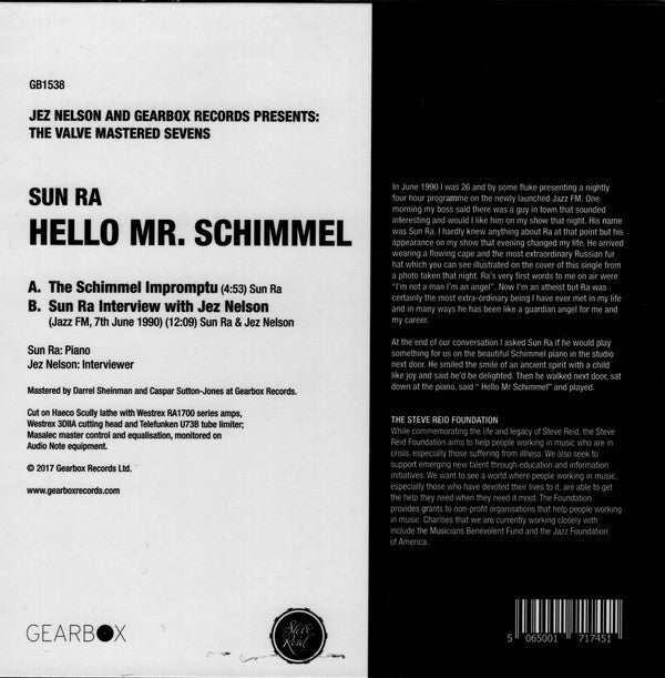 Hello Mr. Schimmel (7" VINYL) | Mint (M) Mint (M)