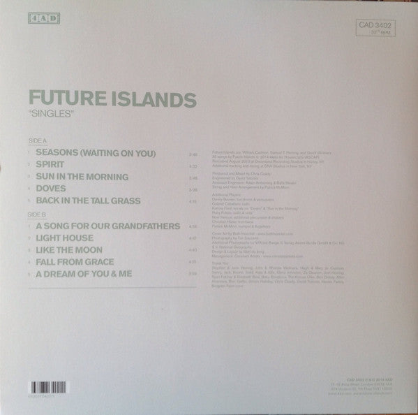 Future Islands - Singles | Mint (M) Mint (M)
