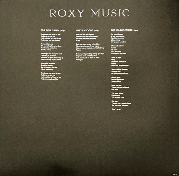 Roxy Music - For Your Pleasure | Mint (M) Mint (M)