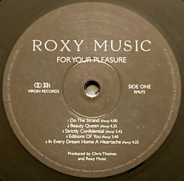 Roxy Music - For Your Pleasure | Mint (M) Mint (M)