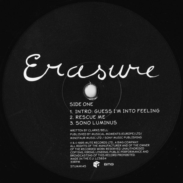 Erasure - Erasure (2xVINYL) | Mint (M) Mint (M)