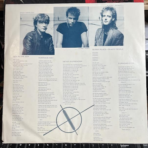 Corey Hart - Boy In The Box (VINYL) | Near Mint- (NM-) Near Mint (NM)