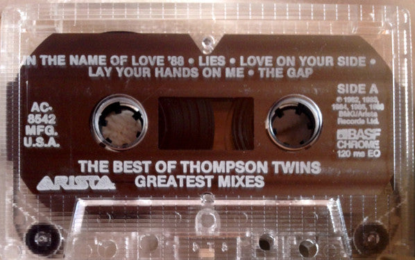Thompson Twins - The Best Of Thompson Twins / Greatest Mixes *CASSETTE* | Near Mint (NM) Near Mint (NM)