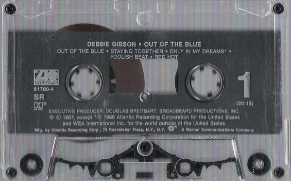 Debbie Gibson - Out Of The Blue *CASSETTE* | Near Mint (NM) Near Mint (NM)