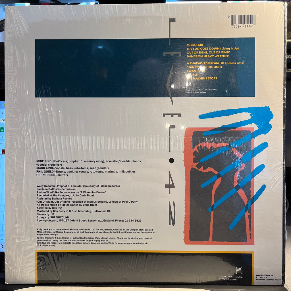 Level 42 - Standing In The Light (VINYL) | Near Mint (NM) Near Mint (NM)