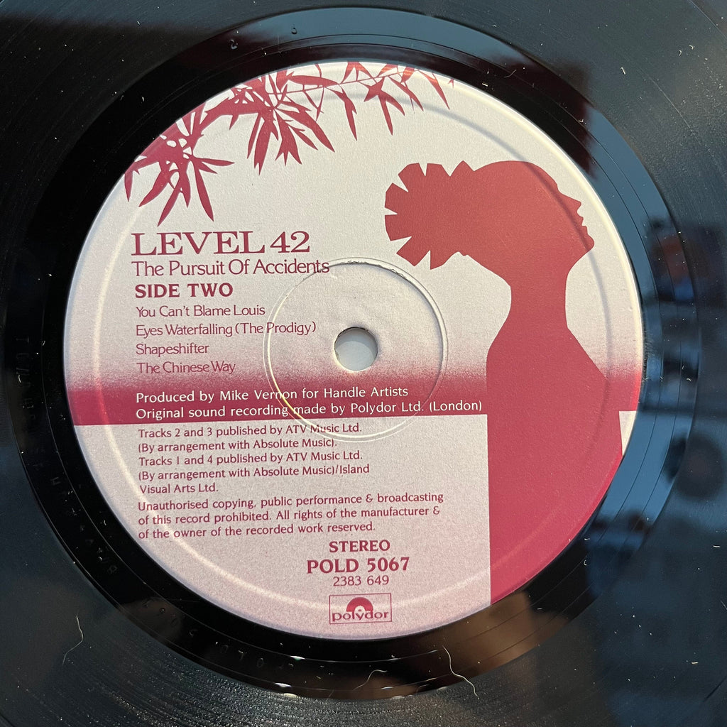 Level 42 - The Pursuit Of Accidents (VINYL) | Near Mint (NM) Near Mint (NM)