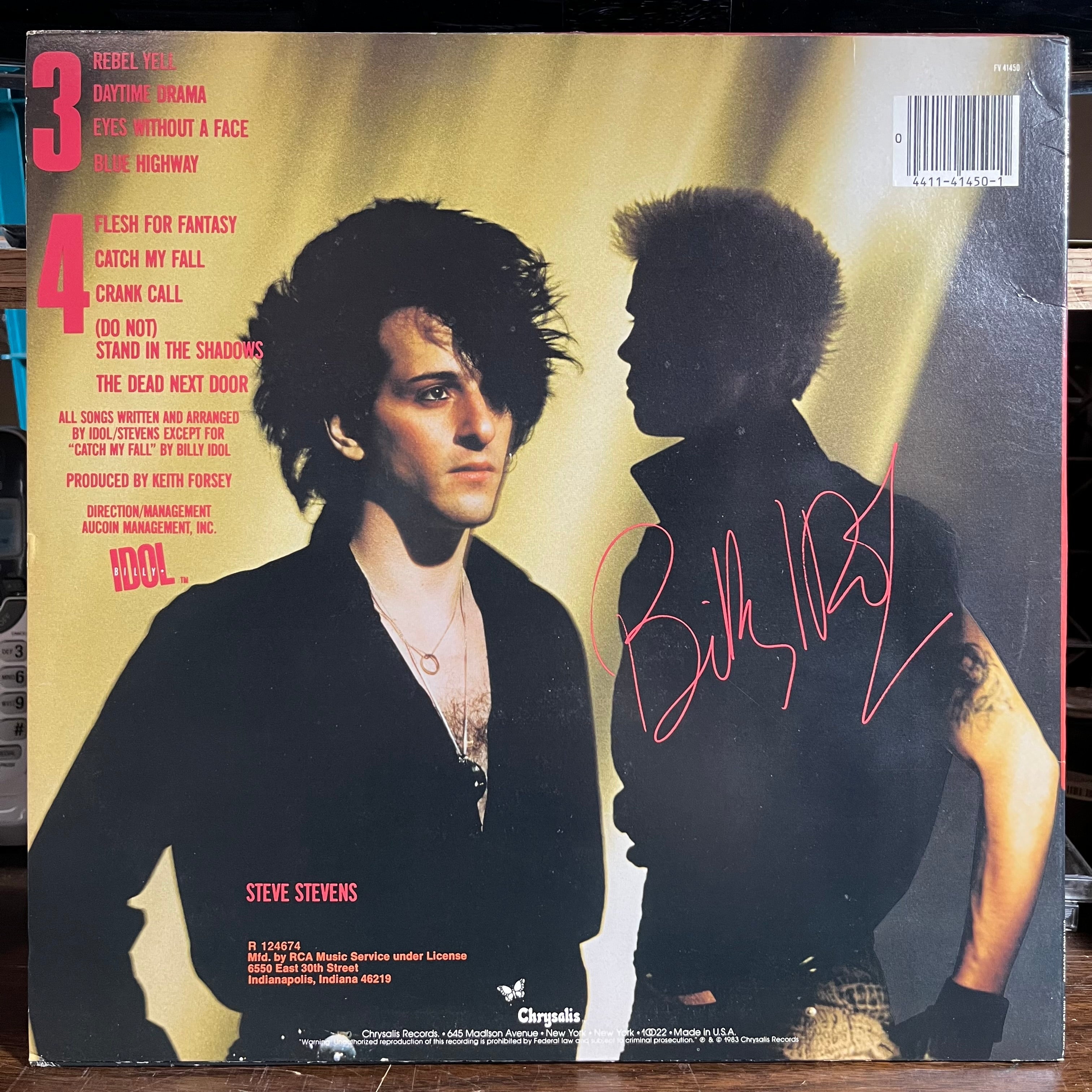 Billy Idol - Rebel Yell (VINYL) | Near Mint (NM) Near Mint (NM)