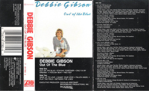 Debbie Gibson - Out Of The Blue *CASSETTE* | Near Mint (NM) Near Mint (NM)
