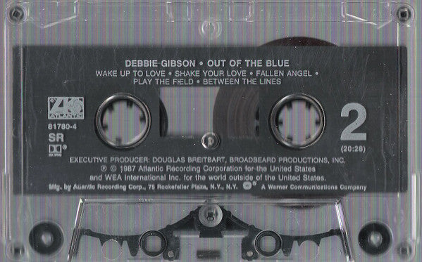 Debbie Gibson - Out Of The Blue *CASSETTE* | Near Mint (NM) Near Mint (NM)