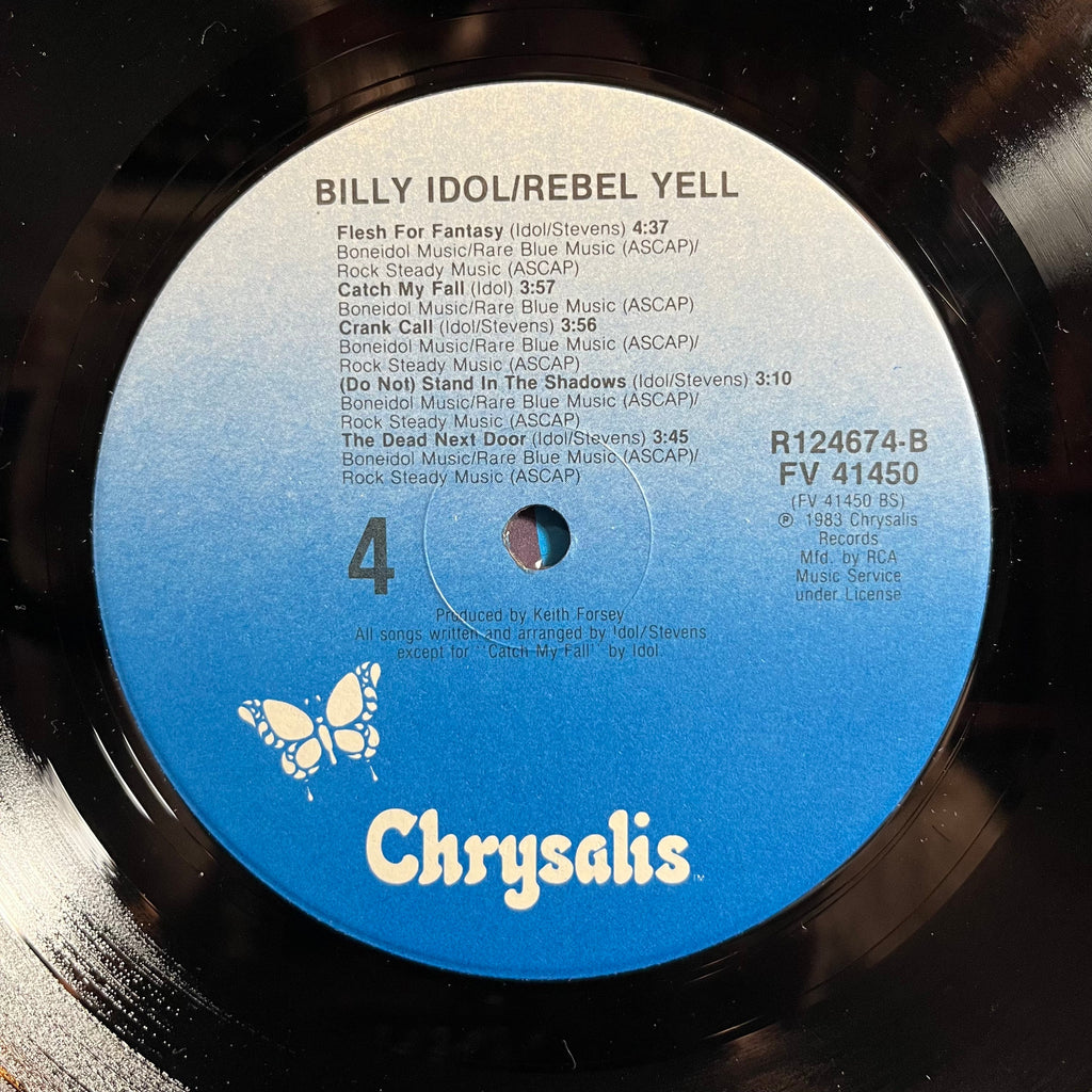 Billy Idol - Rebel Yell (VINYL) | Near Mint (NM) Near Mint (NM)