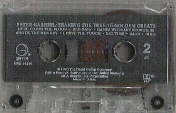 Peter Gabriel - Shaking The Tree: Sixteen Golden Greats *CASSETTE* | Near Mint (NM) Near Mint (NM)