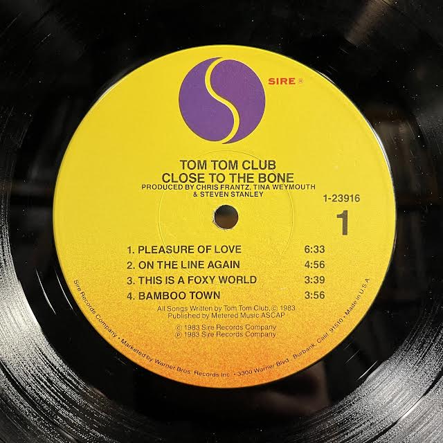 Tom Tom Club - Close To The Bone (VINYL) | Very Good (VG) Very Good Plus (VG+)