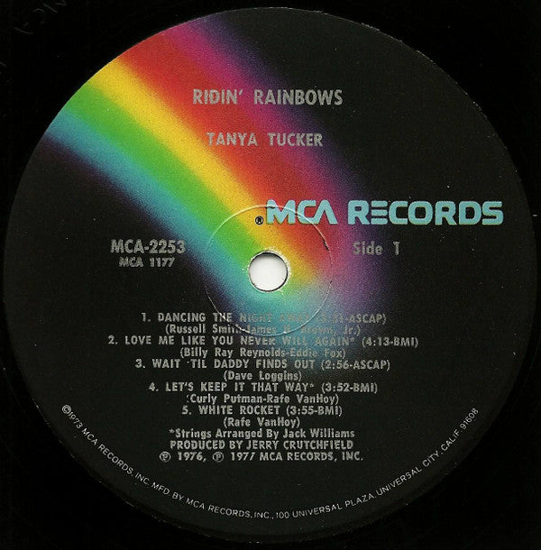 Tanya Tucker - Ridin' Rainbows | Very Good Plus (VG+) Very Good Plus (VG+)