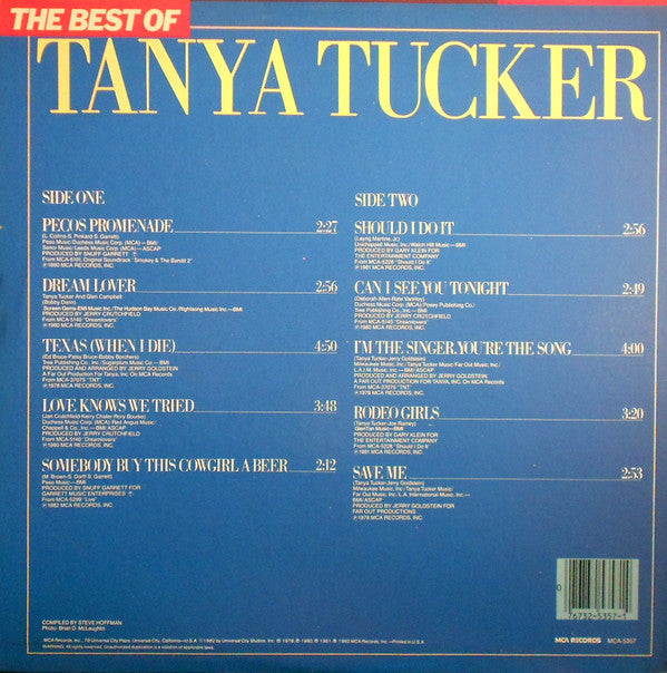Tanya Tucker - The Best Of Tanya Tucker | Near Mint (NM) Near Mint (NM)