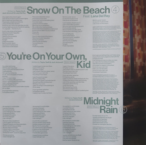 Taylor Swift - Midnights | Mint (M) Mint (M)