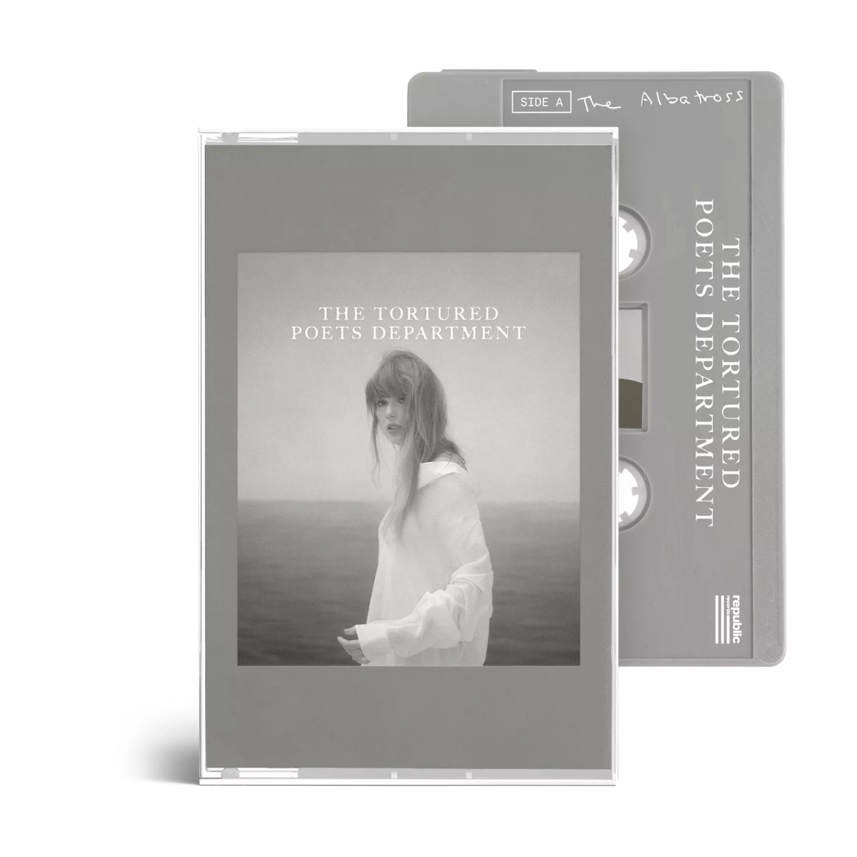 Taylor Swift - THE TORTURED POETS DEPARTMENT (THE ALBATROSS COVER) (GRAY JEWEL CASE) (CASSETTE) |
